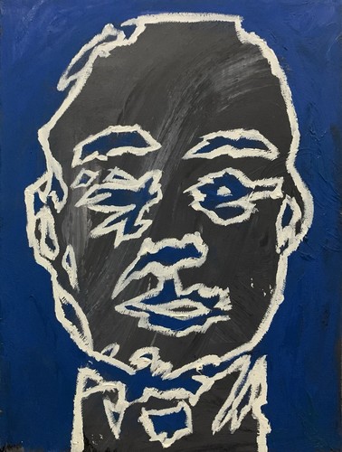 Abstract portrait original - original, oil