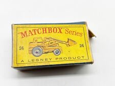 VINTAGE MATCHBOX SERIES LESNEY PRODUCTS EMPTY CAR BOX 24 HYDRULIC EXCAVATOR