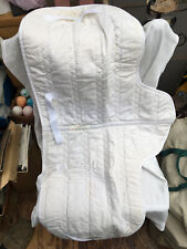 Aerborn Numnah white full / cob size 100% quilted cotton