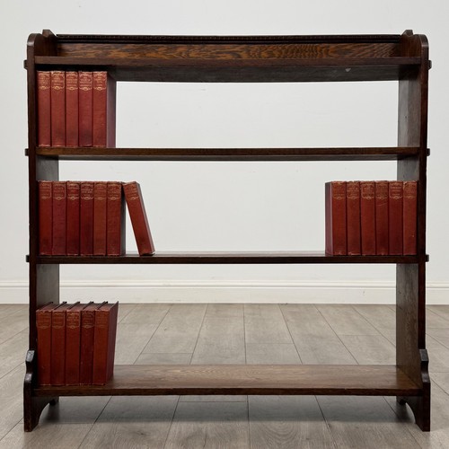 Antique edwardian oak open - oak,