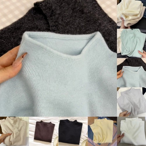 Slip knit turtleneck - knit,