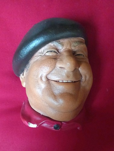 Bossons chalkware head pierre - bossons,