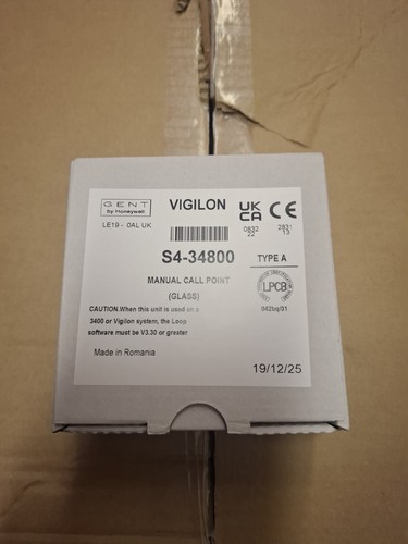 Gent 34800 vigilon manual - gent, s4-34800