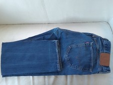 Levis 501 Denim Jeans Mens W36 L36 Premium Big E Straight Leg Buttoned Waterless