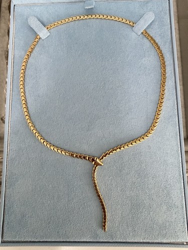 18ct serpentine necklace - serpentine,