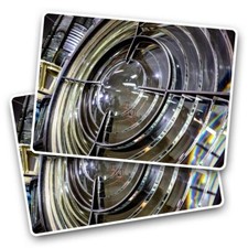 2x Vinyl Sticker Lighthouse Lens Fraserburgh Scotland UK #51335