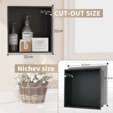 Shower niche stainless - shower,