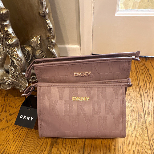 Dkny pink embossed logo - pink,
