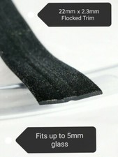 FLOCKED LINED RUBBER SLIDING