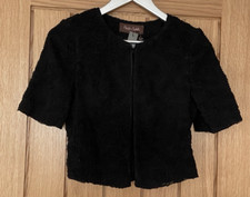 BNWT - Phase Eight Catherine Rose black Bolero Jacket Size 8
