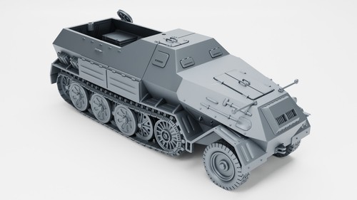 Battlegroup german half track - german,