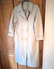 Vintage.CERRUTI 1881 Women Coat Double Breasted Lightweight Split Hem Back