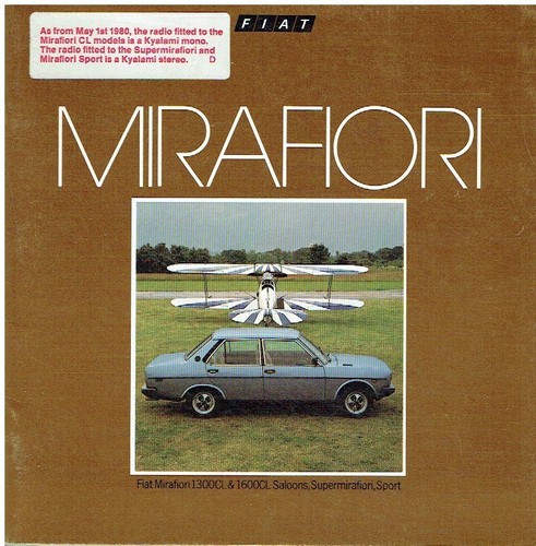 Fiat mirafiori 1300cl - fiat, 1600cl