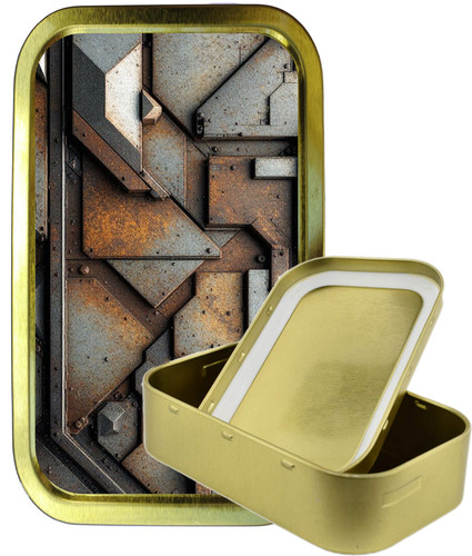 Industrial steel 1oz gold - steel,
