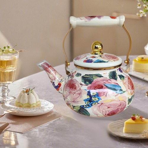 Enamel tea kettle - enamel,