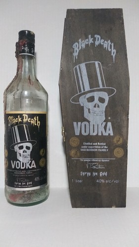 Black death vodka - black,