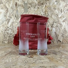 Rekorderlig Cool Bag + 2 Glasses Swedish Cider Promotional Set Red