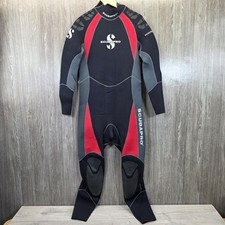 Scubapro Everflex 3/2 Mens Wetsuit Size XL 54 Black Grey Red Full Length 