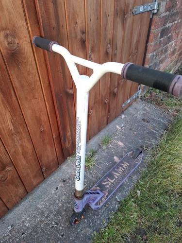 Slam scooter white and purple - white,