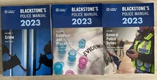 Blackstone's Police Manuals Three Volume Set 2023 - 9780192869845