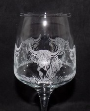 New Laser Etched 'HIGHLAND COW