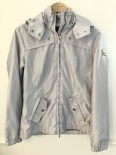 HKM LAURIA GARELLI Grey Waterproof Jacket, Equestrian Outerwear. Ladies Size M