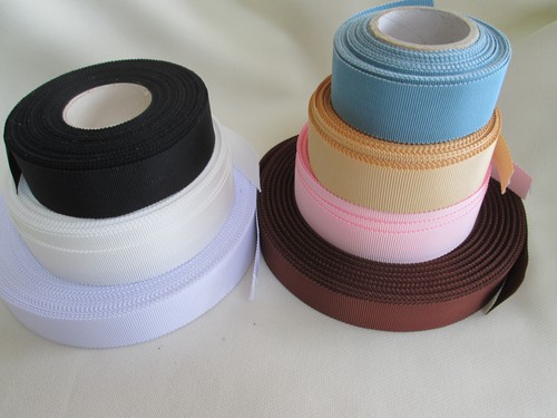 25mm petersham ribbon - , various
