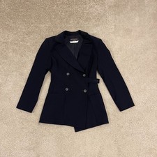 Louis Vuitton Womens Navy Blazer Jacket FR 34