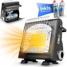 ZMC 2in1 Camping Gas Heater 1,7kW Cooker Portable Optional 227g Cartridge