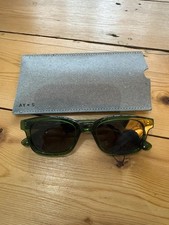 Unisex AY Studios Unbound Sunglasses Green Acetate Moscot Cubitts Polarised
