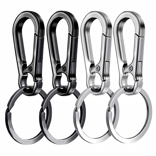4pcs metal carabiner clip - metal,