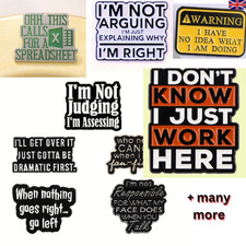 Funny Enamel Pin Badge Novelty