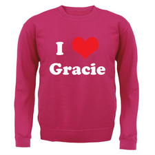 I Love Gracie - Kids Hoodie / Sweater - Love Fan Singer Abrams Song Tour Gig