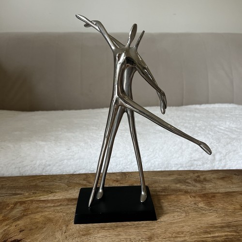 Art deco style figurine metal - art,