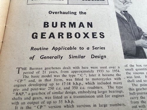 Burman gearbox overhauling - burman,
