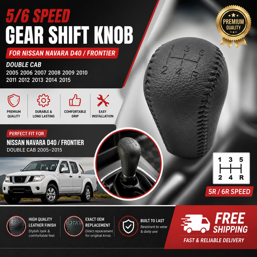 Speed leather gear shift - 6,