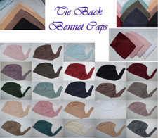 New Ladies Tie Back Bonnet Cap