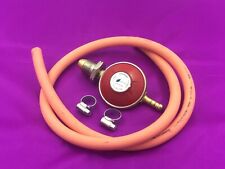 LPG Propane Gas Low Pressure Regulator With 3 Metre 8mm ID Hose Pipe & Clips CO