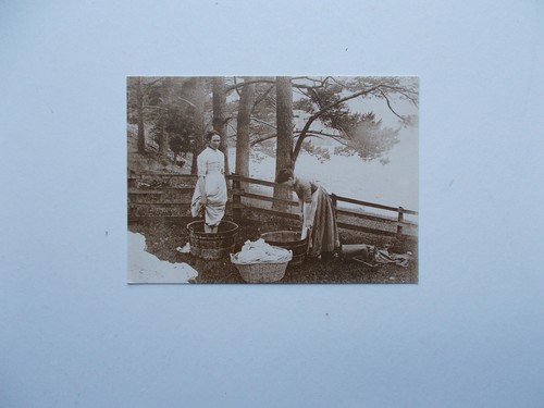 Postcard wash day - wash, blair