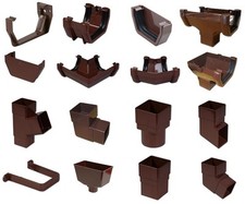 Brown Square Guttering & Down