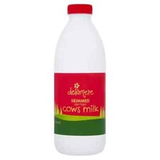 Delamere Dairy Skimmed Sterilized Cows Milk 1L (Red)