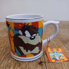 Retro Warner Bros Mug Taz Daffy Bugs Bunny 1996  Bright Earthenware St Michael