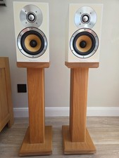 Solid Oak Wood speaker stands