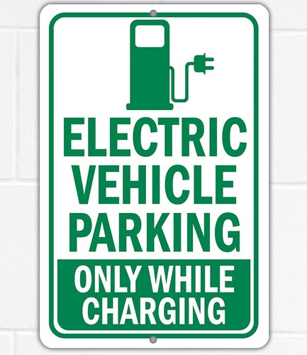 Electric vehicle parking only - vehicle,