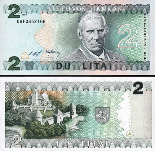 Lithuania litai 1993 unc - litai, 1993,