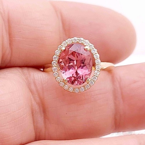 Oval cut pink sapphire - 3, ct
