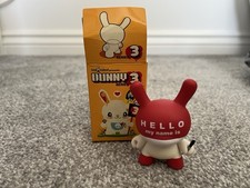 Kidrobot Dunny 2006 Series 3 Huck Gee Hello My Name Is With Box And Insert