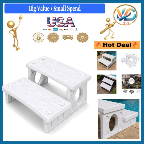 Heavy duty plastic spa steps - duty,