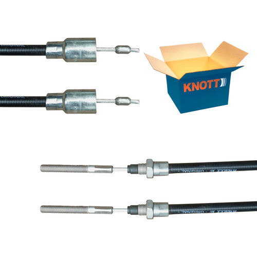 930mm axle brake cables - cables,, knott