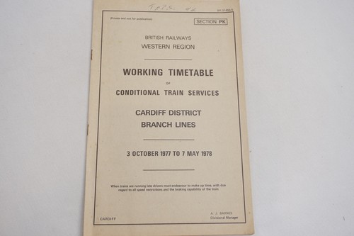 1977 western region railway - western,